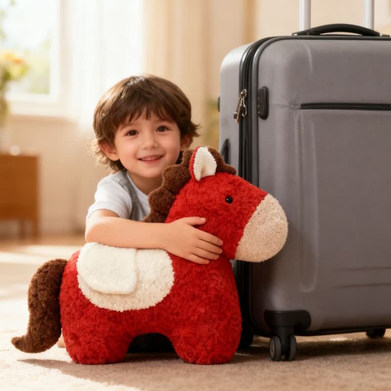 Year of the Horse Mascot Plush Pillow - image 1