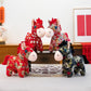 Traditional Chinese Zodiac Horse Plush Toy - Set (4 Patterns) - 4PCS - 12"H - image 0