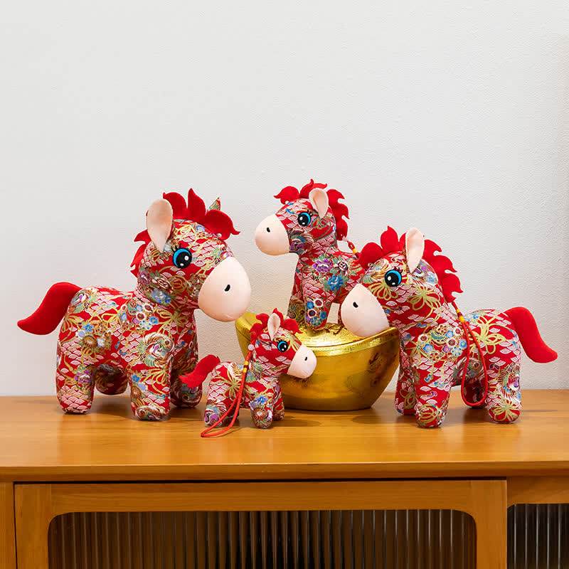 Traditional Chinese Zodiac Horse Plush Toy - image 2