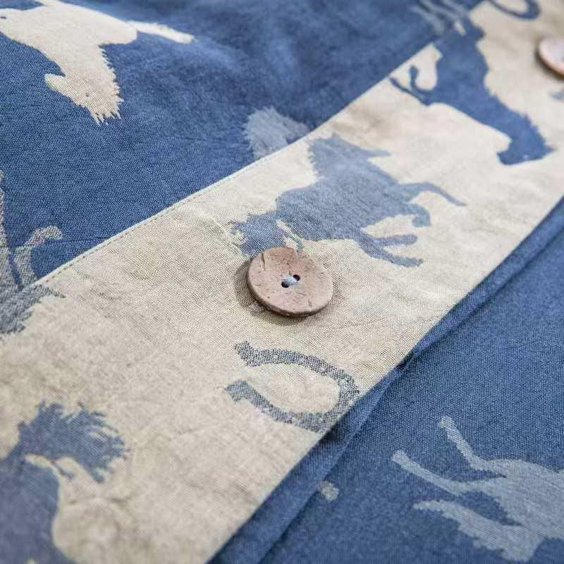 Whimsical Pony Cotton Gauze Bedding Set(4PCS) - image 5