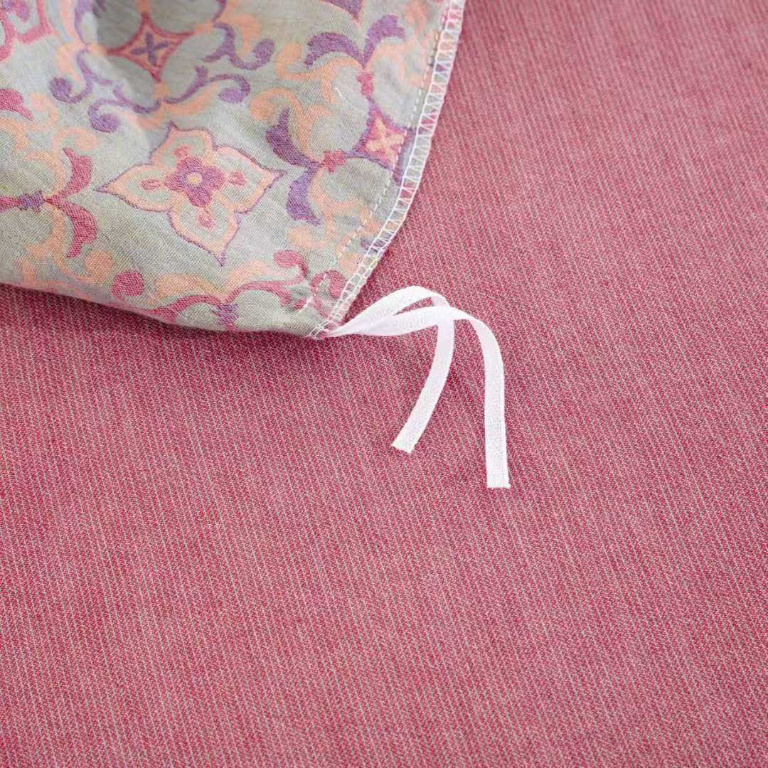 Vintage Pattern Cotton Gauze Bedding Set(4PCS) - image 6