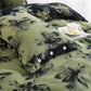 Oriental Ink Style Floral Cotton Bedding Set(4PCS) - image 4
