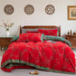 Country Leaf Cotton Gauze Bedding Set(4PCS) - image 1