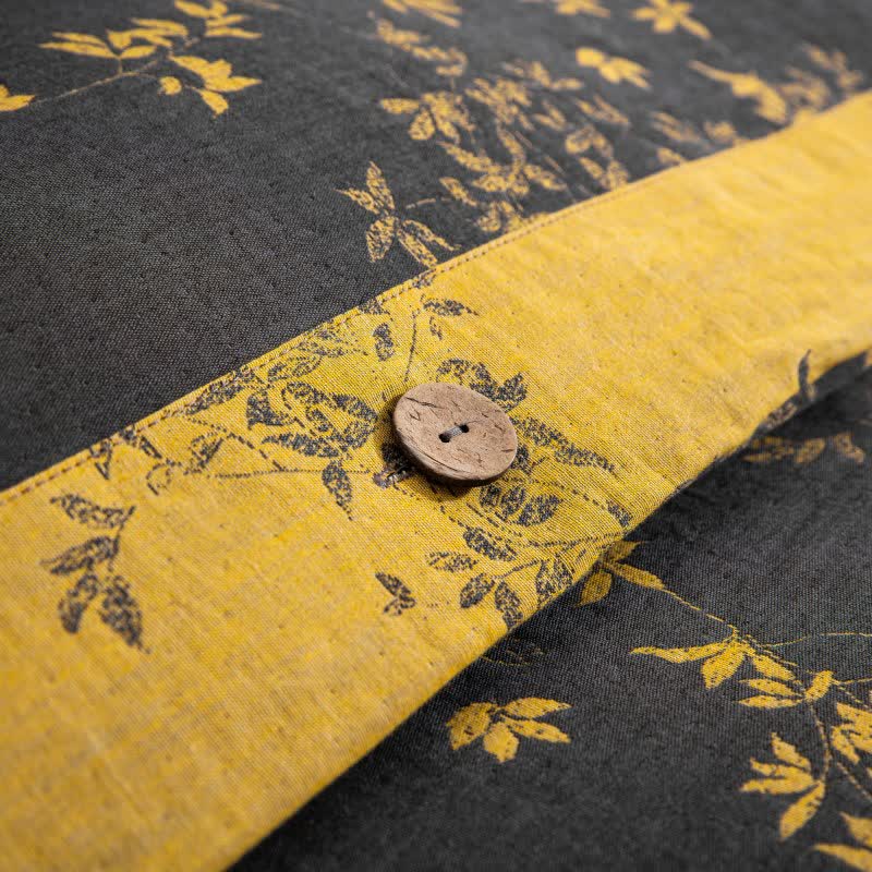 Country Leaf Cotton Gauze Bedding Set(4PCS) - image 33