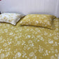 Yellow Rose Cotton Reversible Sheet Bedspread - 2PCS Pillowcases - 19" x 29" - image 4