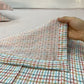 Colorful Gingham Cotton Reversible Sheet Bedspread - image 4
