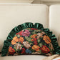 Country Style Floral Ruffled Throw Pillow - Green - Pillow - 25" x 15" - image 18