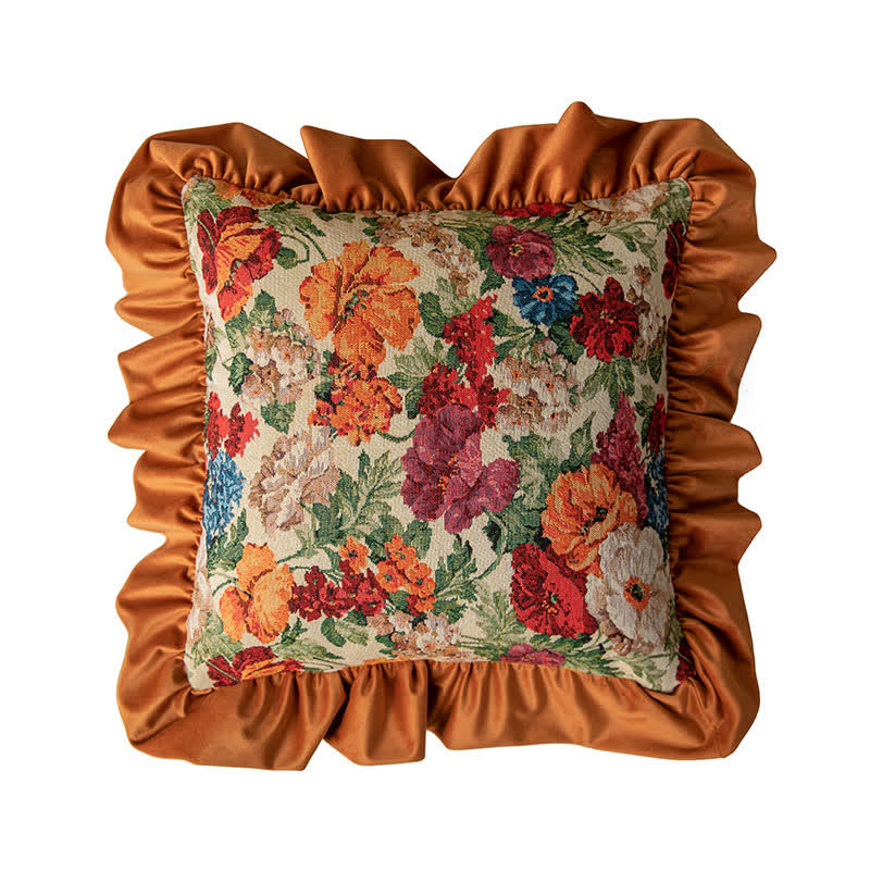 Country Style Floral Ruffled Throw Pillow - image 10