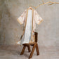 Sunshine Serenity Oriental Floral Bird Kimono Style Bathrobe - image 2