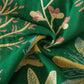 Botanical Green Leaf Cotton Tassel Blanket - image 5