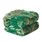 Botanical Green Leaf Cotton Tassel Blanket - image 1