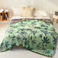 Botanical Leaf & Berry Cotton Gauze Blanket - image 1