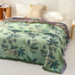 Botanical Leaf & Berry Cotton Gauze Blanket - image 3