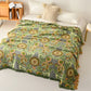 Garden-Inspired Floral Cotton Gauze Tassel Blanket - image 2