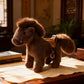 Realistic Stuffed Pony with Faux Leather Saddle - Coffee - 2PCS - 12"H - image 11