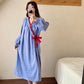 Pomegranate Print Kimono Style Nightgown - image 2