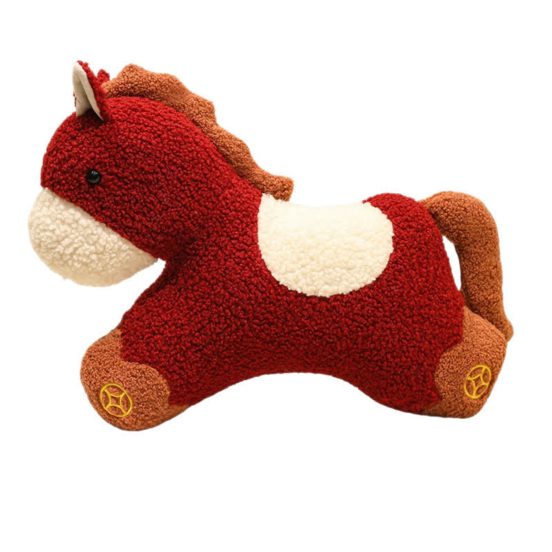 Festive Zodiac Stuffed Plush Horse Pillow - image 8