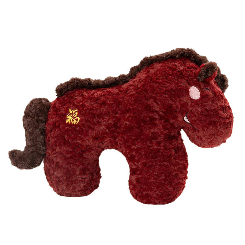2026 Year of the Horse Mascot Plush Cushion - image 9