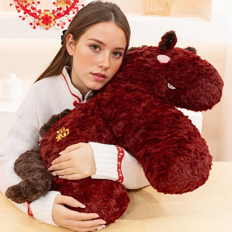 2026 Year of the Horse Mascot Plush Cushion - image 5