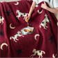 Festive Year of the Horse Knitted Throw Blanket - image 6