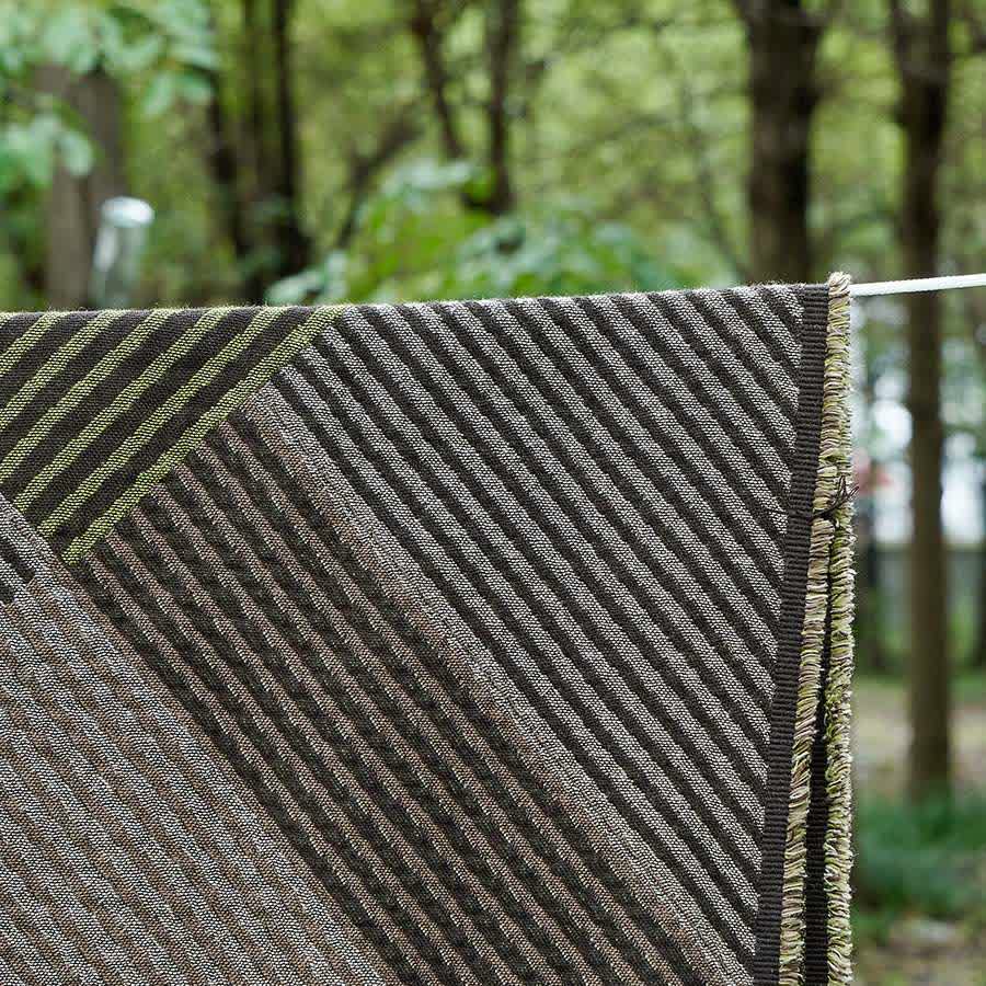 Subtle Striped Cotton Tassel Blanket - image 5