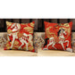 3D Effect Horse Decorative Pillow Cover - Set (E + F) - 18" x 18" - image 10