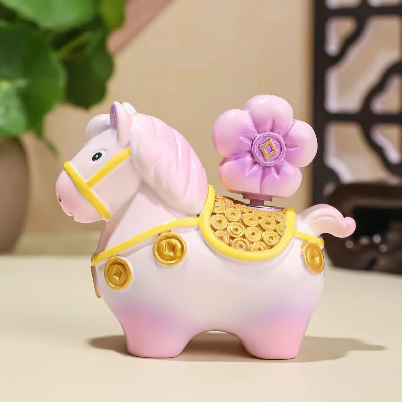 Adorable Pony Resin Decorative Ornament - Pink - 1PC - image 11