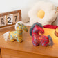 Retro Horse Zodiac Mascot Decor - Set (Red & Yellow) - 2PCS - 2.16"W x 4.92"L x 5.51"H - image 1
