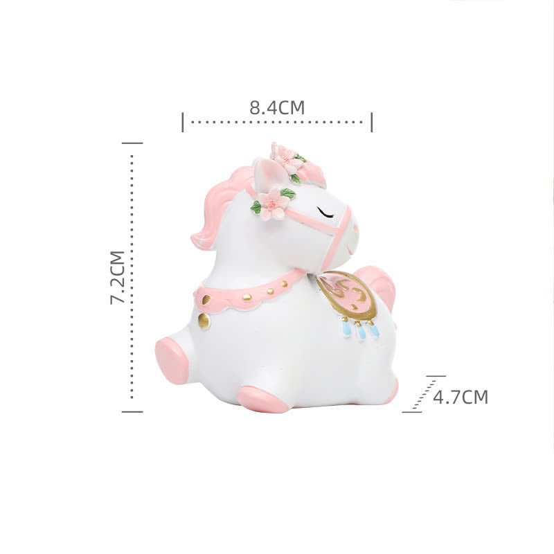 Cute Pony Resin Decorative Ornament - image 8