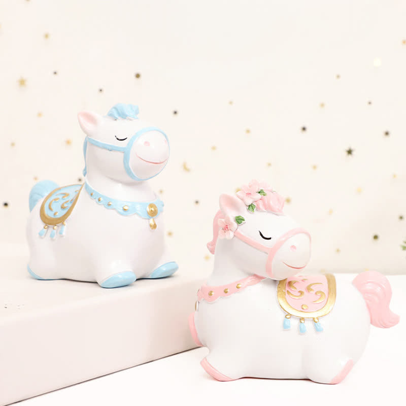 Cute Pony Resin Decorative Ornament - image 3