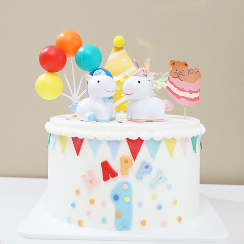 Cute Pony Resin Decorative Ornament - image 6