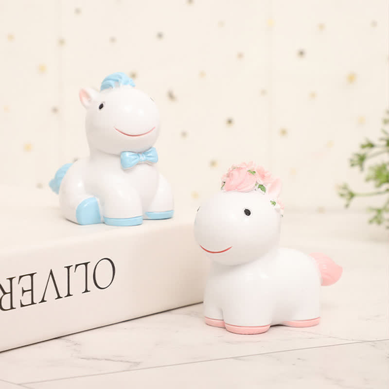 Cute Pony Resin Decorative Ornament - image 4