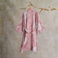 Luxurious Peony Pure Cotton Kimono Robe - image 8