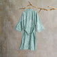Luxurious Peony Pure Cotton Kimono Robe - image 2