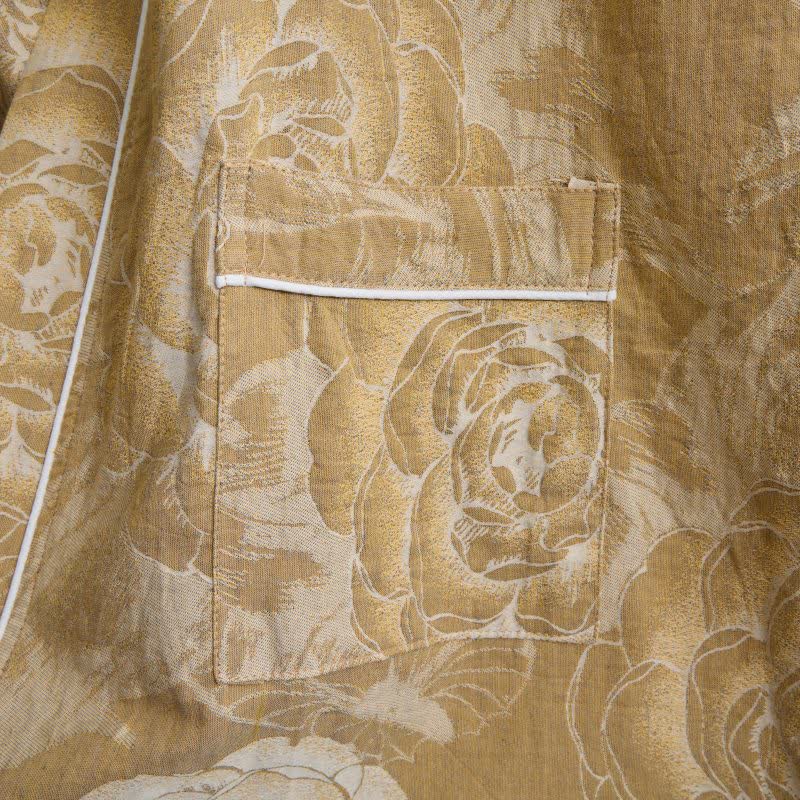 Luxurious Peony Pure Cotton Kimono Robe - image 19