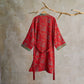 Oriental Bridge & Tree Cotton Kimono Robe - image 2