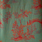 Oriental Bridge & Tree Cotton Kimono Robe - image 12
