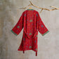 Auspicious Pattern Cotton Gauze Kimono Robe - image 1