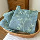 Green Bamboo Jacquard Cotton Gauze Pajamas - image 4