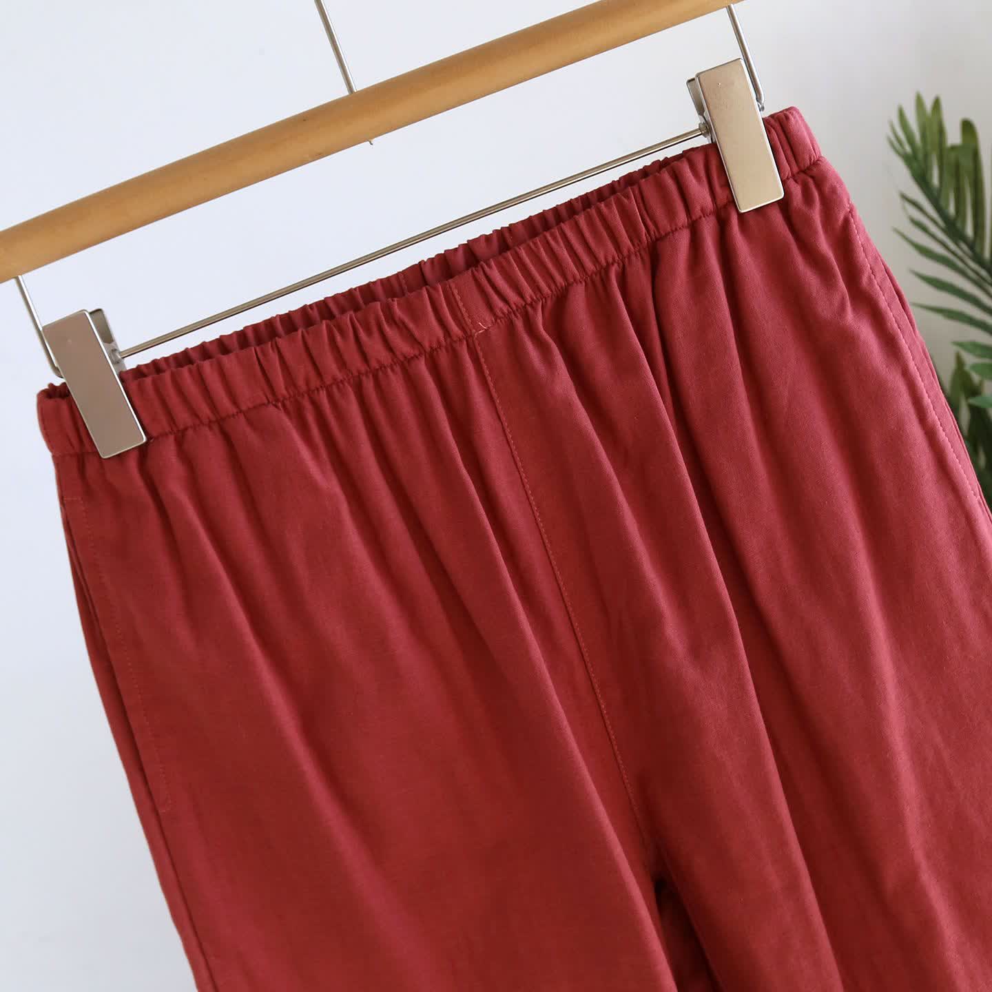 Romantic Rose Cotton Gauze Pajamas - image 10