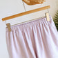 Solid Color Lace-trimmed Short Pajama Set - image 14