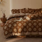 Vintage Geometric Cotton Double Gauze Bedding Set(4PCS) - image 11
