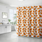 Orange Ginkgo Leaf Print Shower Curtain - image 7