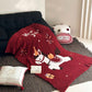 Exquisite Horse Knit Festive Throw Blanket - image 1