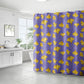 Golden Ginkgo Leaf Print Shower Curtain - image 3