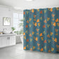 Elegant Ginkgo Leaf Print Shower Curtain - image 1