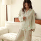 Fresh Green Floral Pajama Set - image 2
