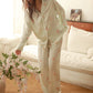 Fresh Green Floral Pajama Set - image 6