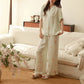Fresh Green Floral Pajama Set - image 15