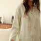 Fresh Green Floral Pajama Set - image 9